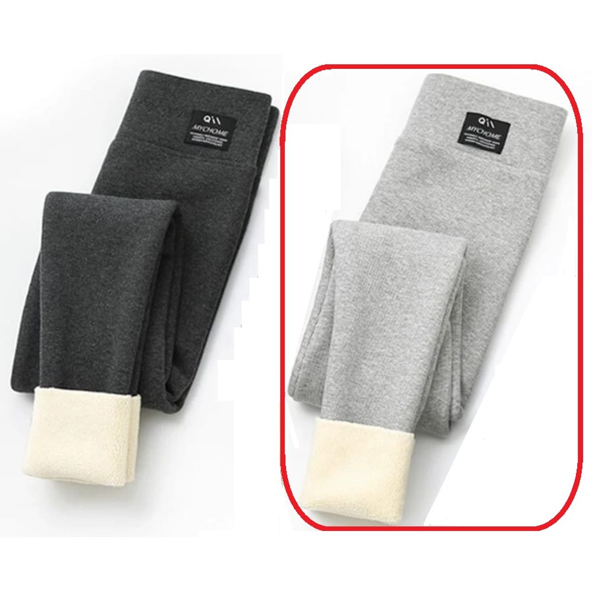GENERICO - talla S - Pantalón Leggins Gris Plomo abrigador noche