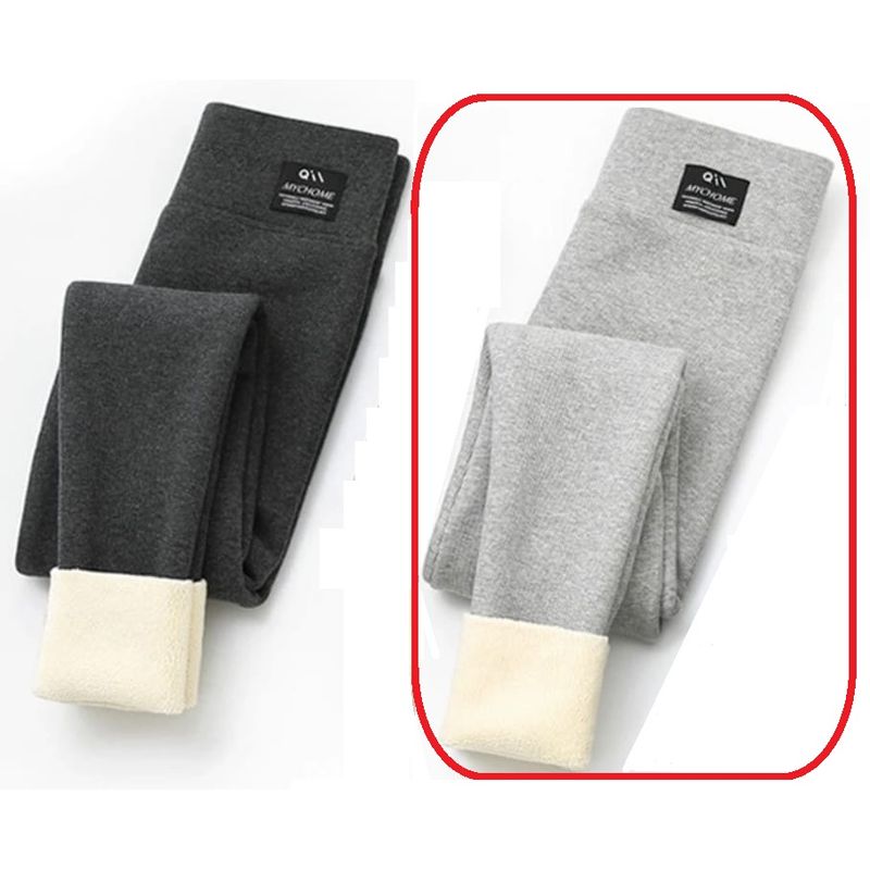 GENERICO - talla S - Pantalón Leggins Gris Plomo abrigador noche