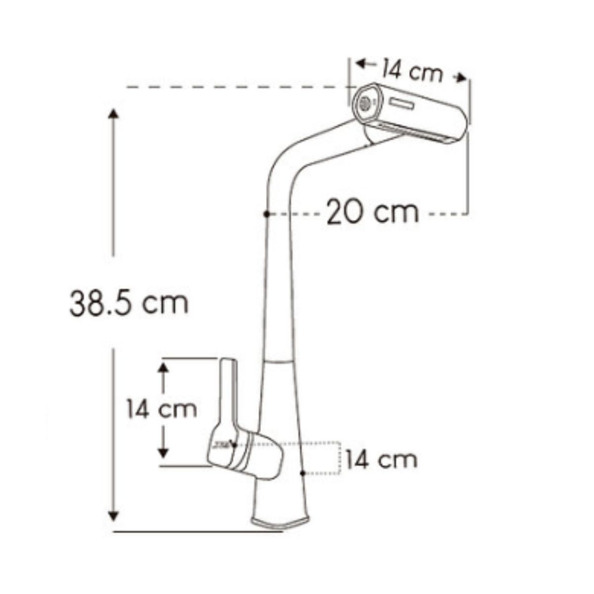 XM - Mezcladora Para cocina Acero Satinado - MC0108900