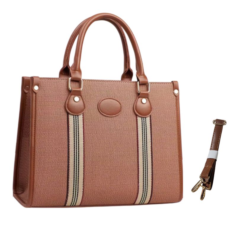 GENERICO - Bolso Cartera Clásica de Mano con Toque Moderno y Correa Larga