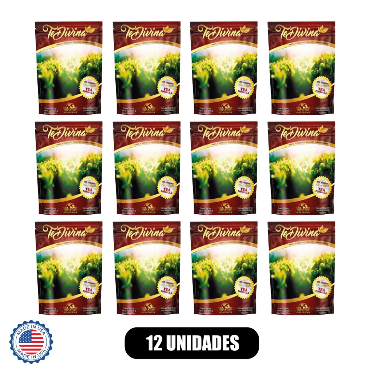 GENERICO - Te divina Original - 12 unidades (Plan Familiar)