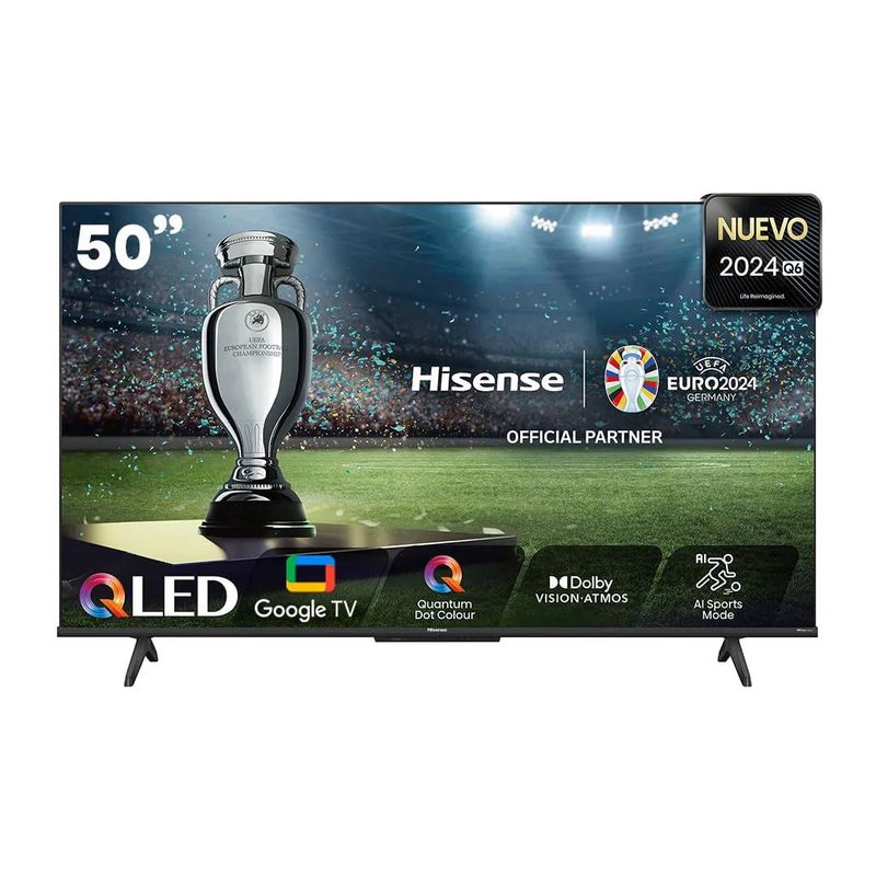 HISENSE - TELEVISOR HISENSE QLED 50 UHD 4K SMART TV 50Q6N