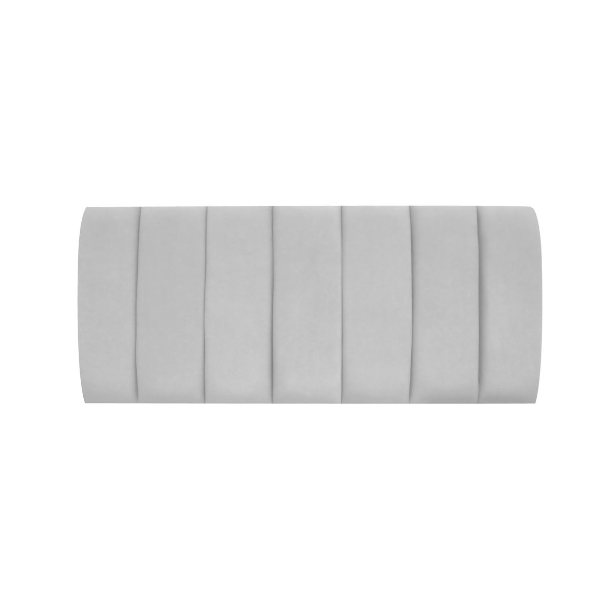 MUEBLES MACRUMO - Cama tapizada Aurea + almohada - 1.5 Plz - Color Gris claro