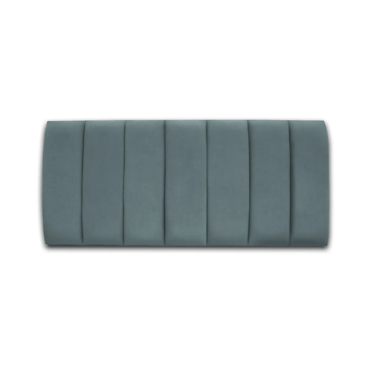 MUEBLES MACRUMO - Cama tapizada Aurea + almohada - 1.5 Plz - Color Gris oscuro