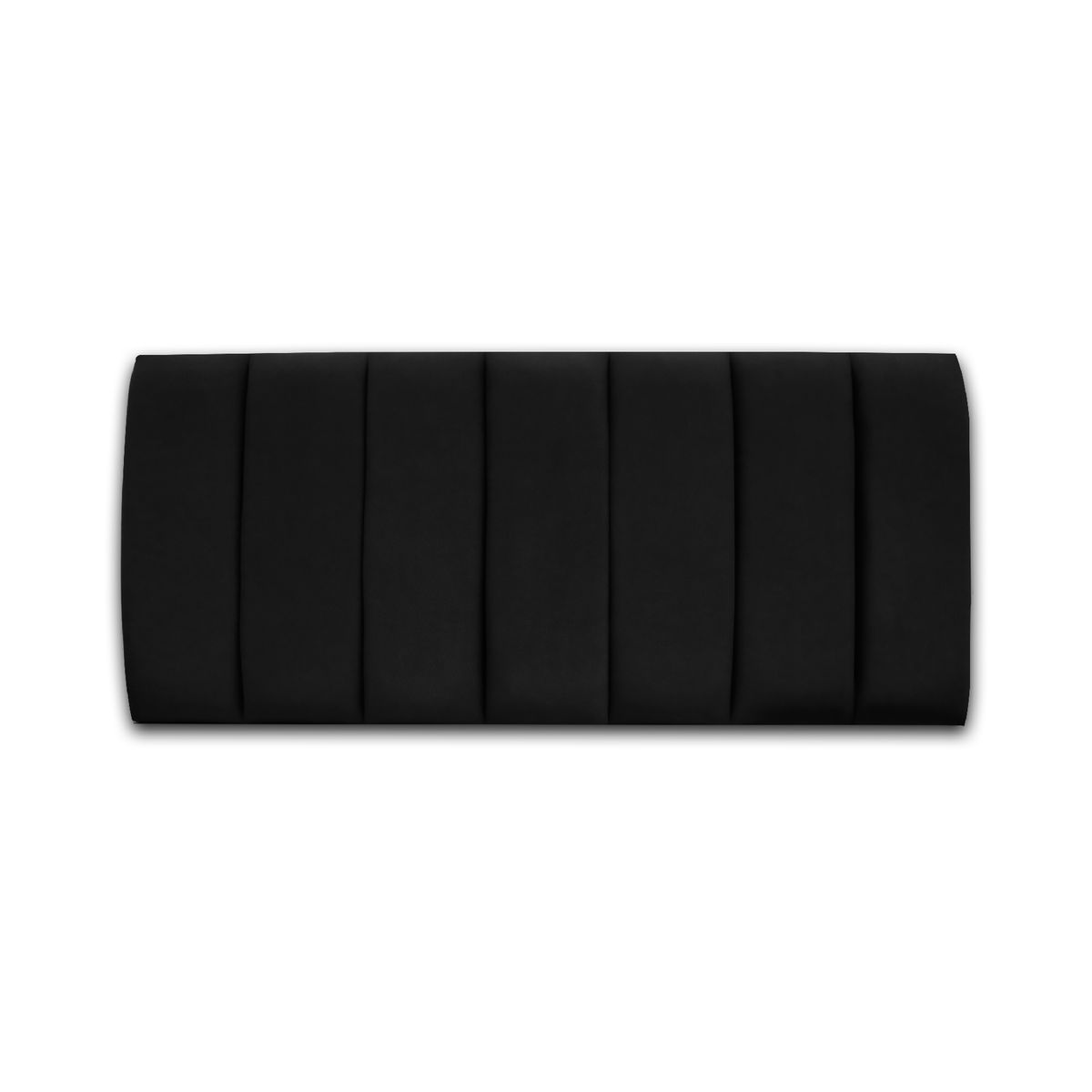 MUEBLES MACRUMO - Cama tapizada Aurea + almohada - 1.5 Plz - Color Negro