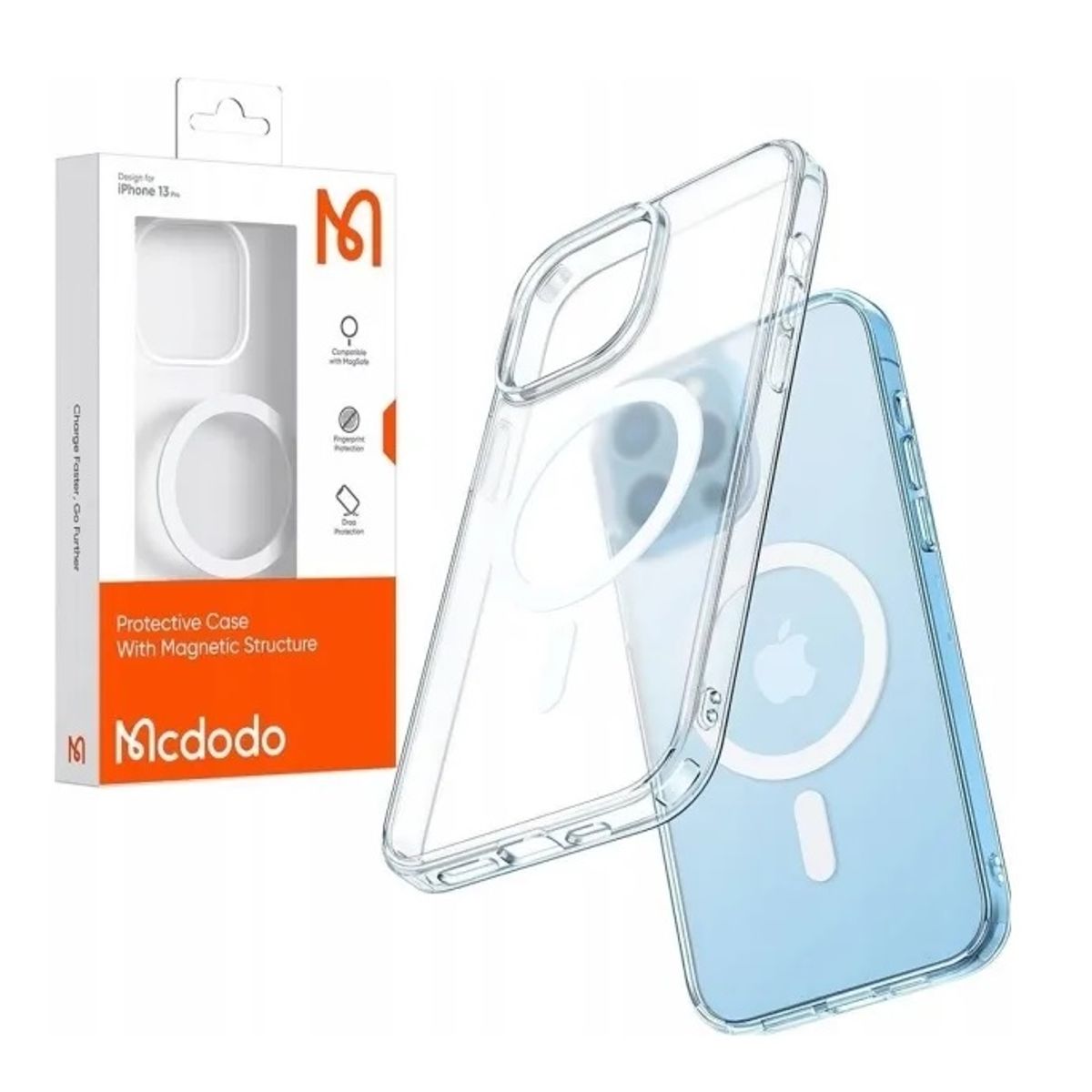 MCDODO - Carcasa Para IPhone 16 Plus - Protector Magsafe Transparente - MCdodo
