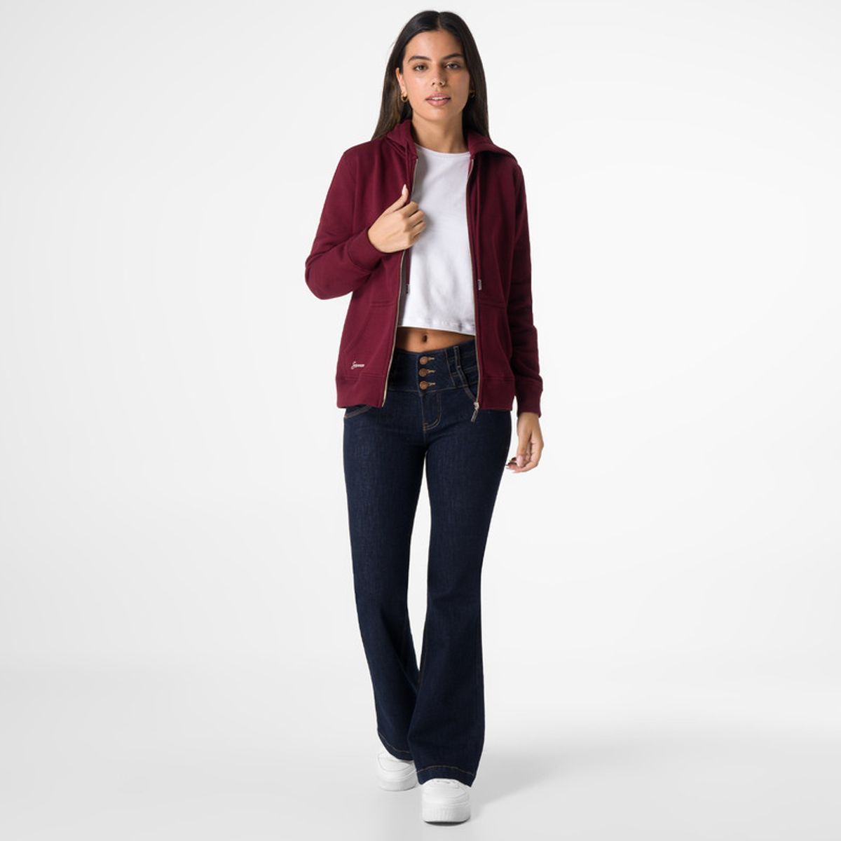 SQUEEZE - Polera Franela Mujer Basli Squeeze