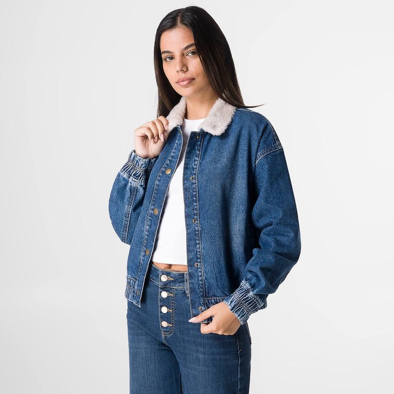 SQUEEZE - Casaca Denim Mujer Marlie Squeeze