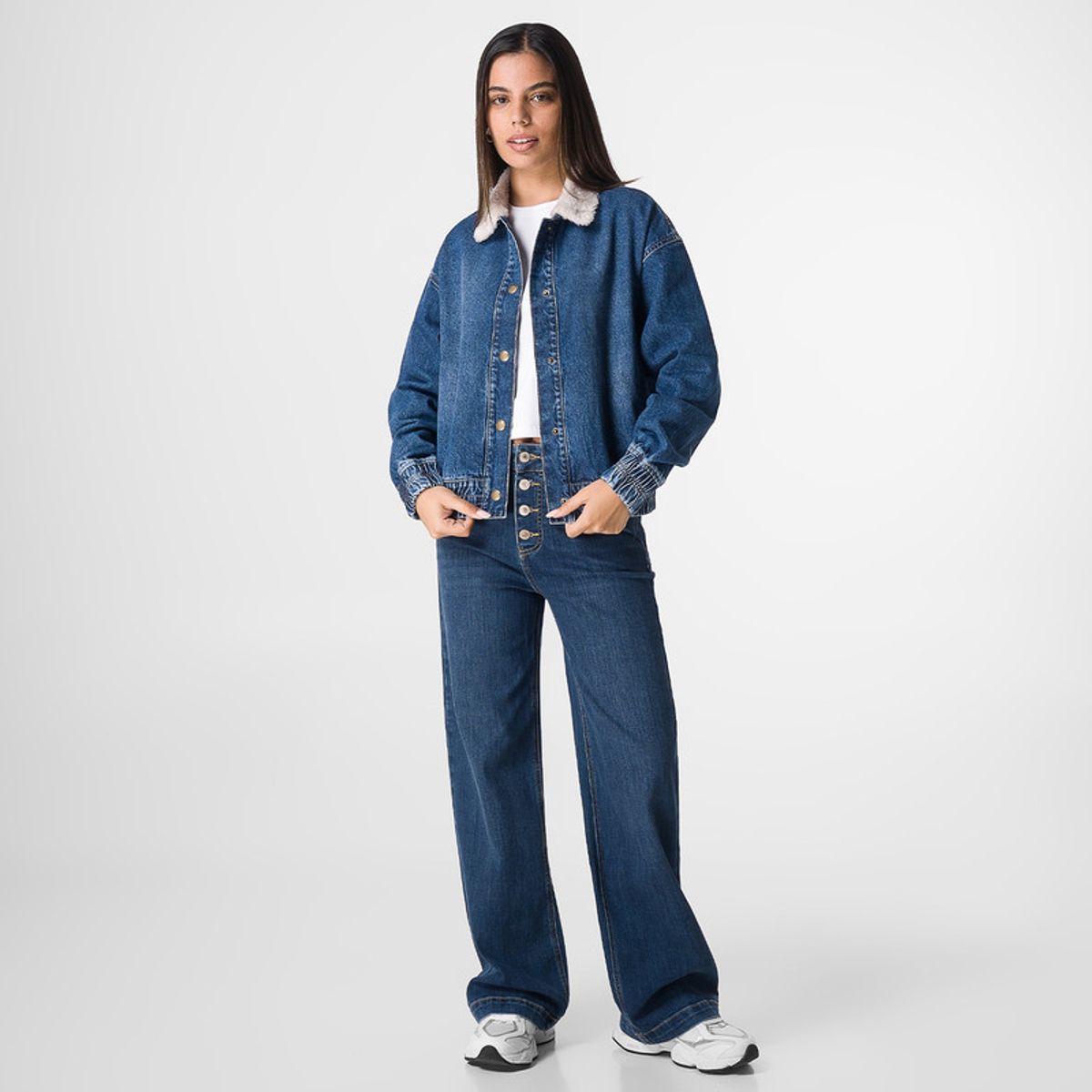 SQUEEZE - Casaca Denim Mujer Marlie Squeeze