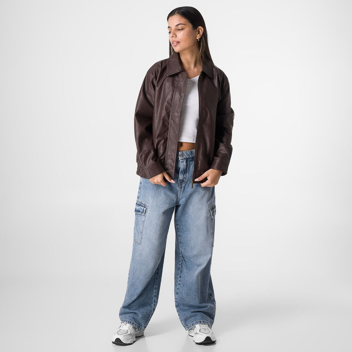 SQUEEZE - Casaca Cuerina Mujer Ratzie Squeeze