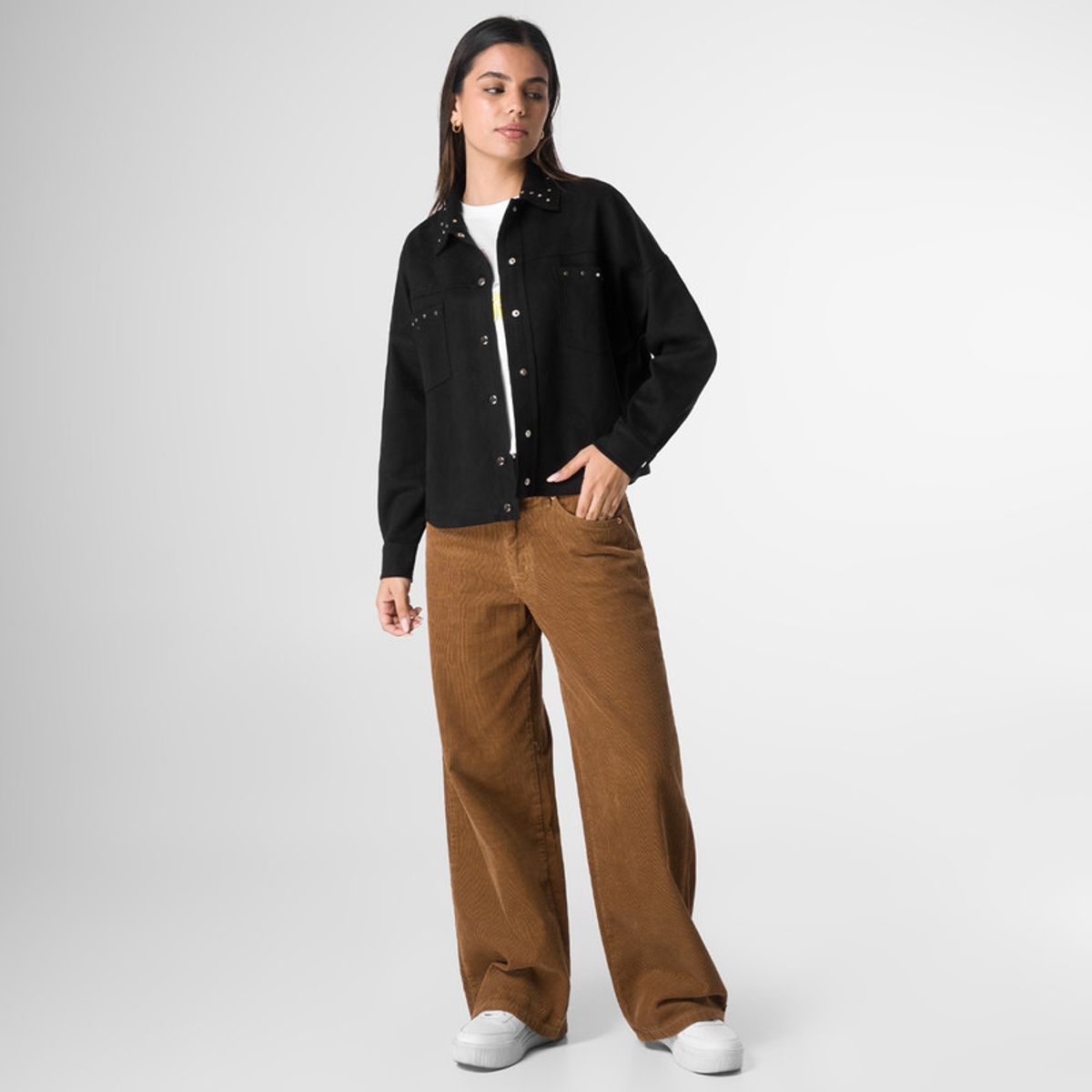 SQUEEZE - Casaca Gamuza Mujer Harmmony Squeeze