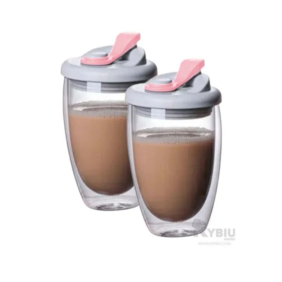 INSPIRA - Tomatodo de Vidrio Doble Pared 700 ml