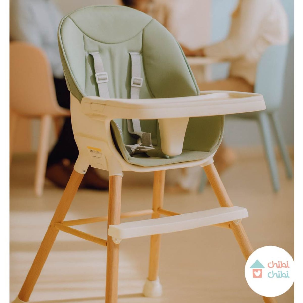 CHIBI CHIBI - Silla de comer 5 en 1 - Verde