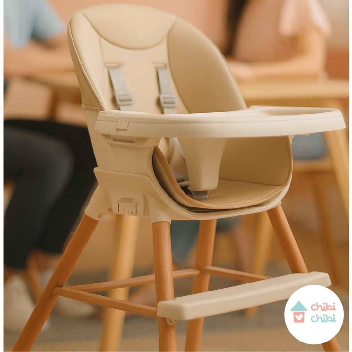 CHIBI CHIBI - Silla de comer 5 en 1 - Crema
