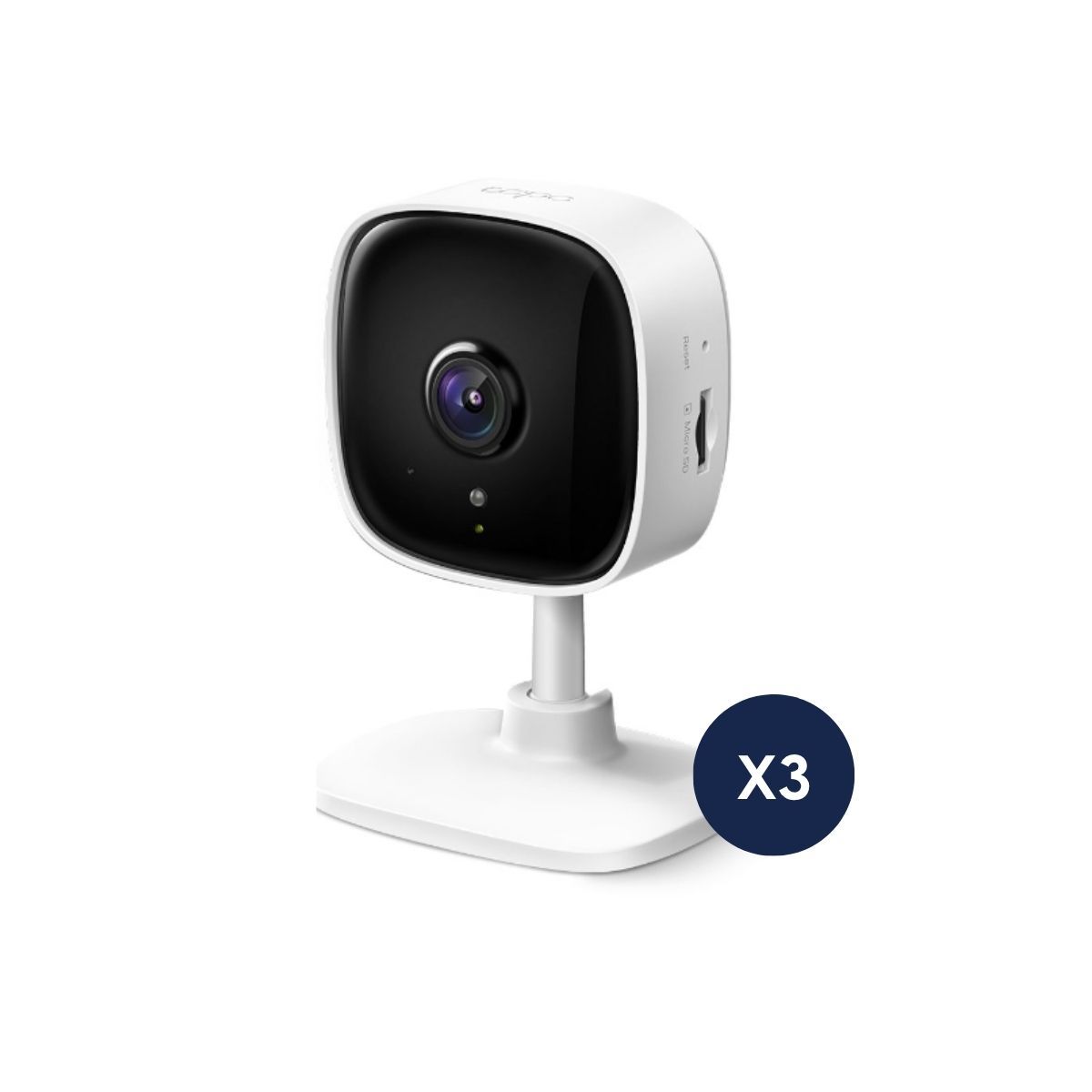 TP LINK - Pack x3 Cámara de Seguridad Tapo C100 Full HD Wi-Fi