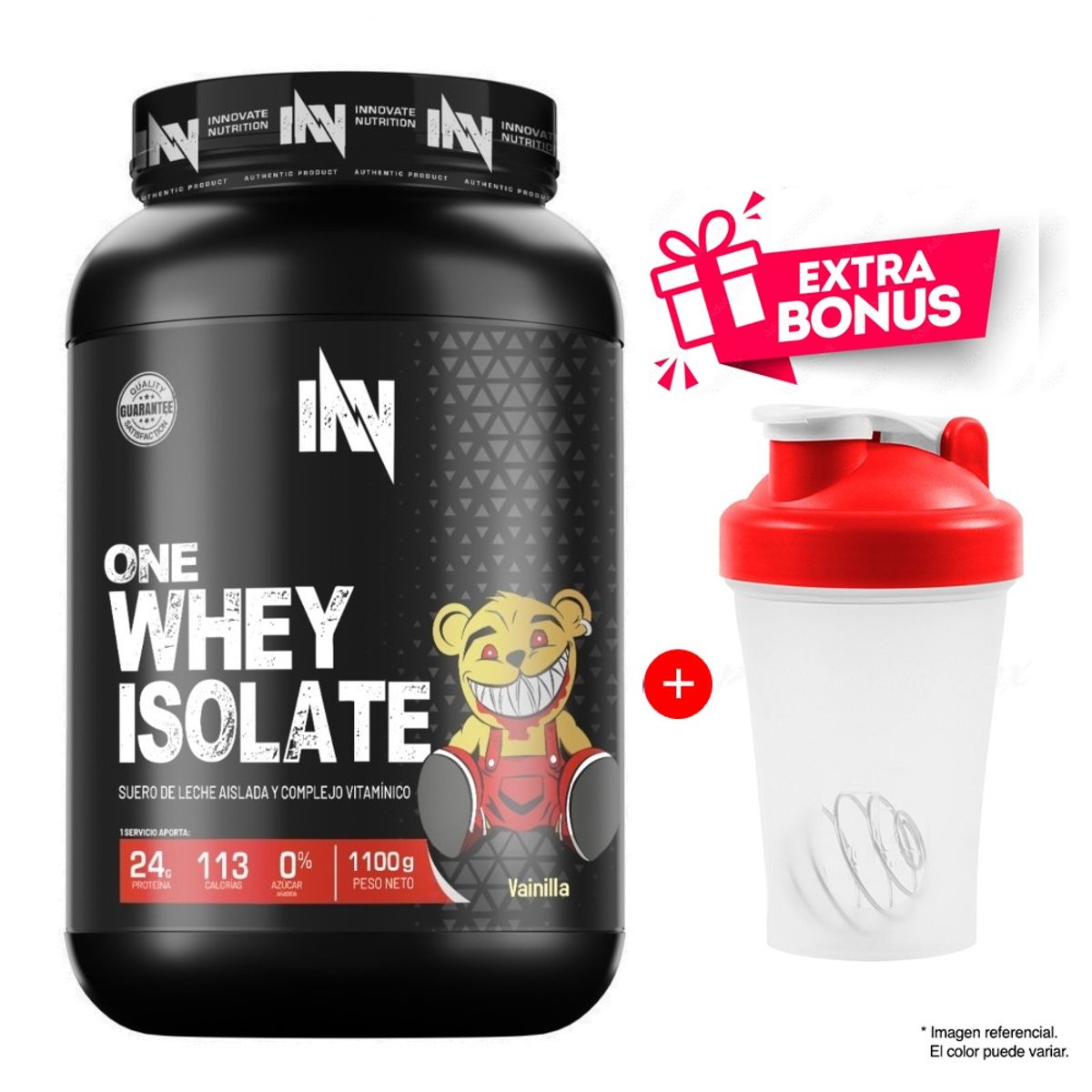 INN INNOVATE NUTRITION - Proteína Suero de leche Aislado One Whey Isolate 1.1 kg Vainilla