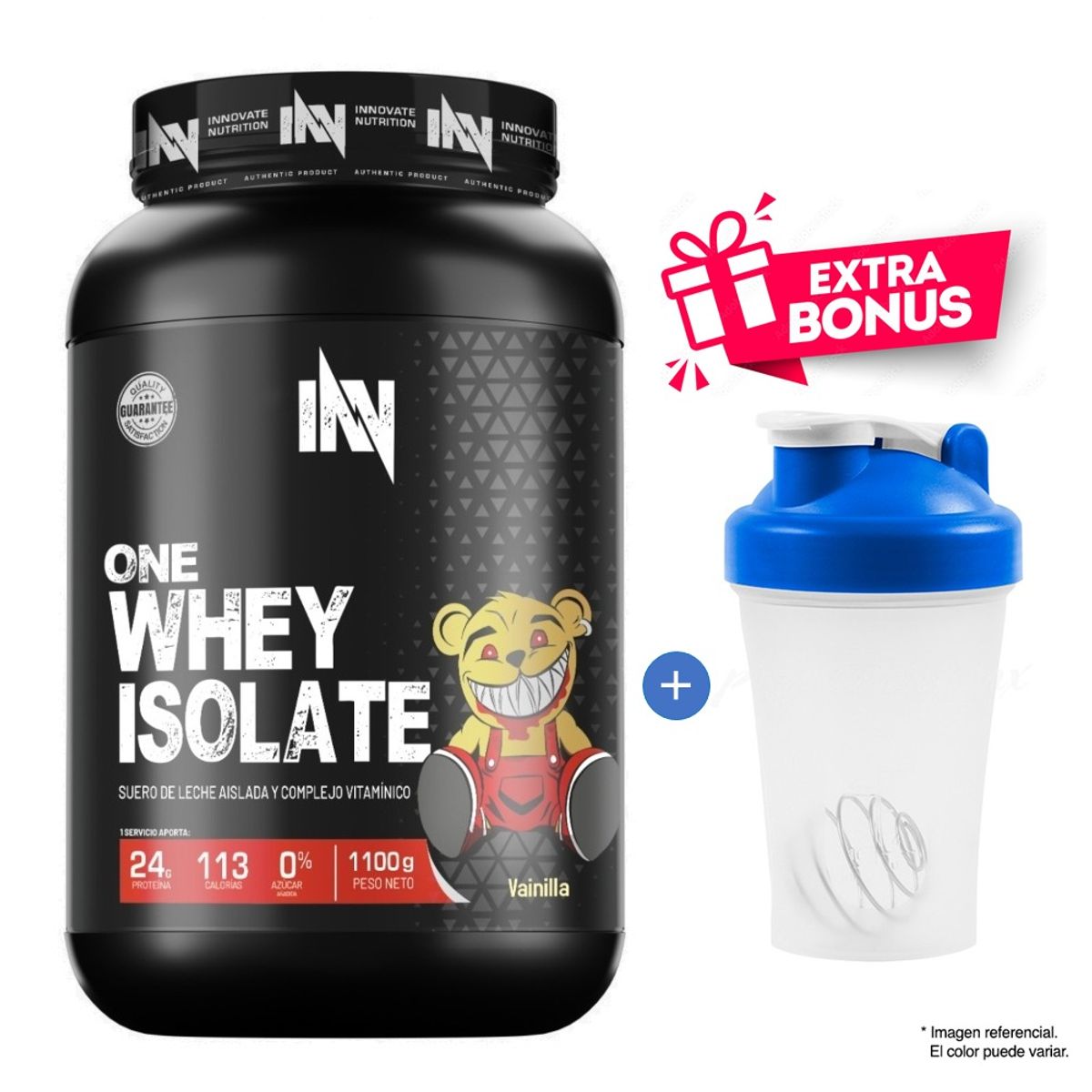 INN INNOVATE NUTRITION - Proteína Suero de leche Aislado One Whey Isolate 1.1 kg Chocolate
