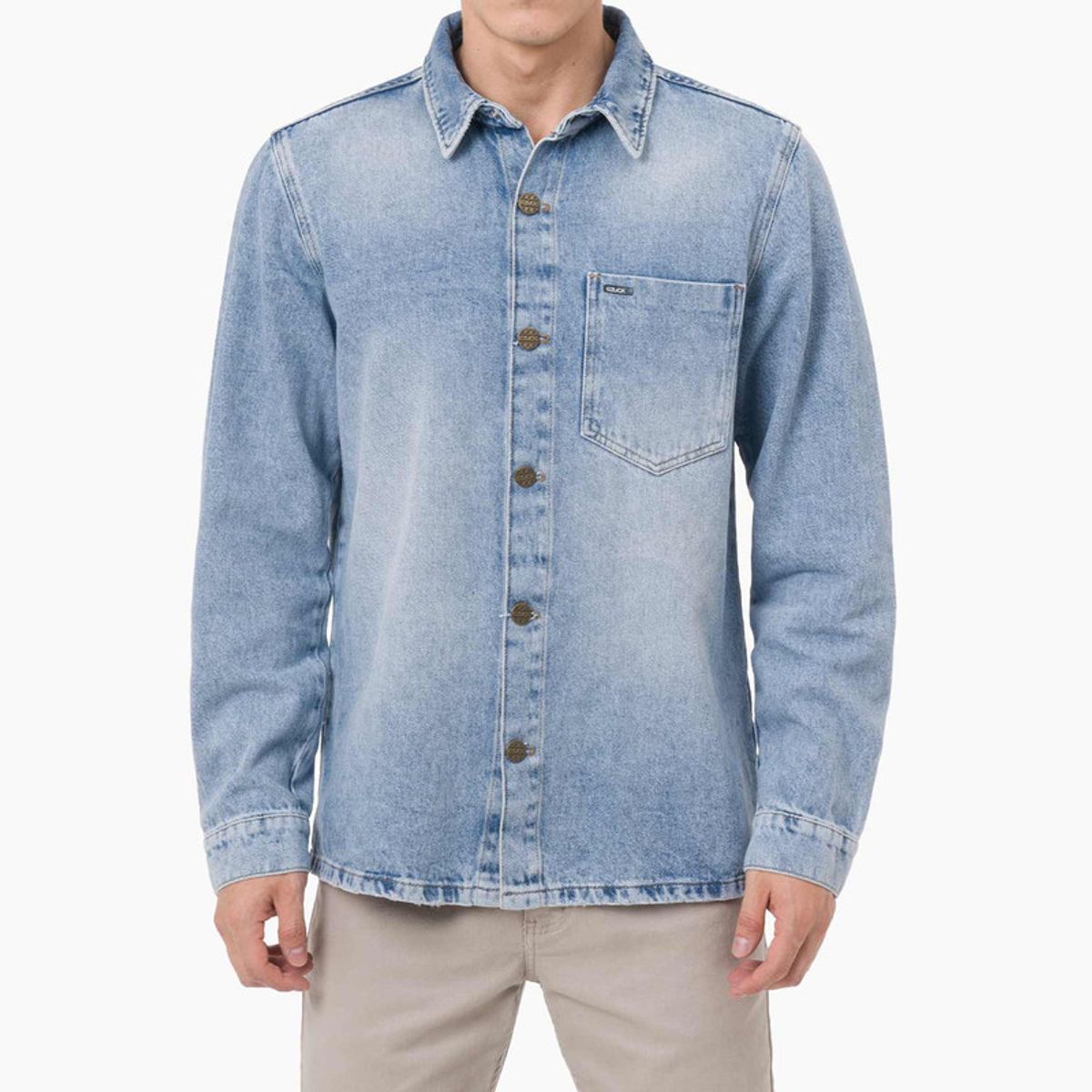 GZUCK - Camisaco Denim Hombre New Zarlek Gzuck