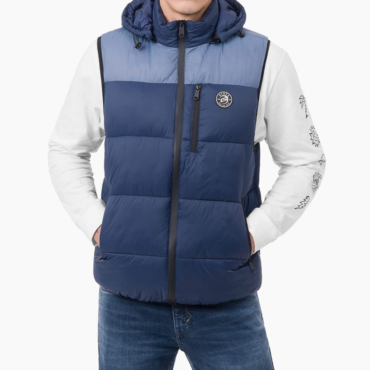 GZUCK - Chaleco Tafeta Hombre Diliam Gzuck