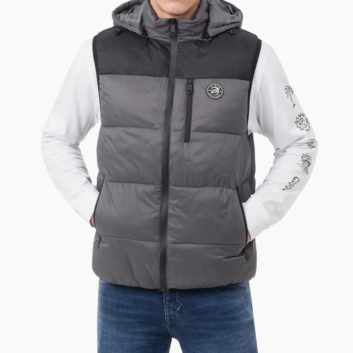 GZUCK - Chaleco Tafeta Hombre Diliam Gzuck