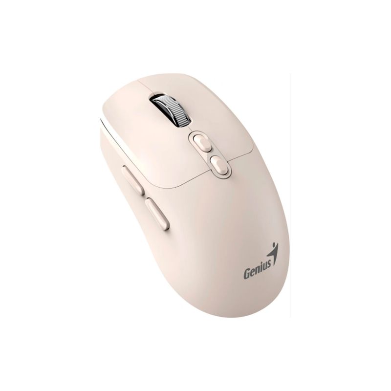GENIUS - Mouse Genius Nx-8080s Dual WirelessBluetooth Silent 7-Bot Milk Tea