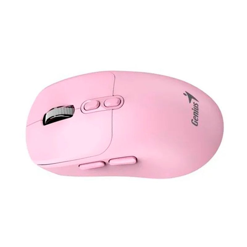GENIUS - Mouse Genius Nx-8080s Dual WirelessBluetooth Silent 7-Bot Pink