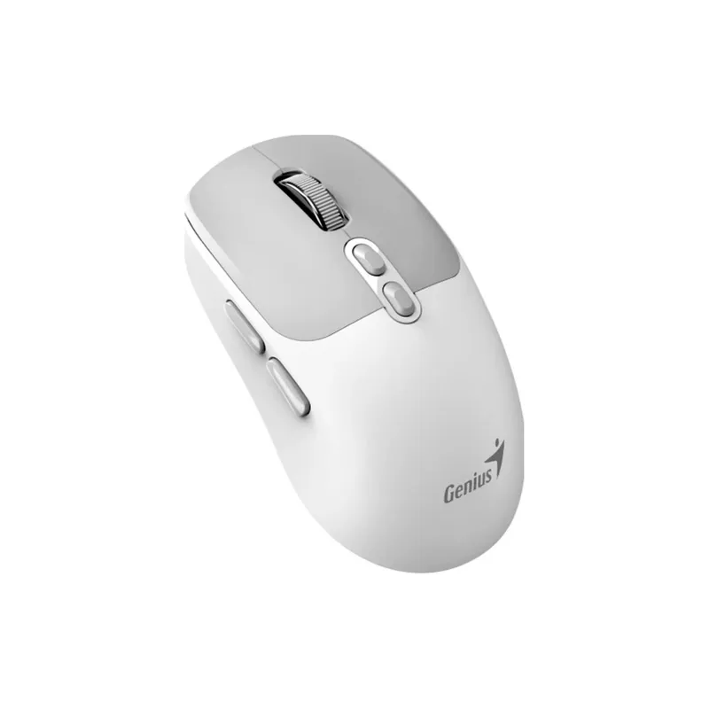 GENIUS - Mouse Genius Nx-8080s Dual WirelessBluetooth Silent 7-Bot White