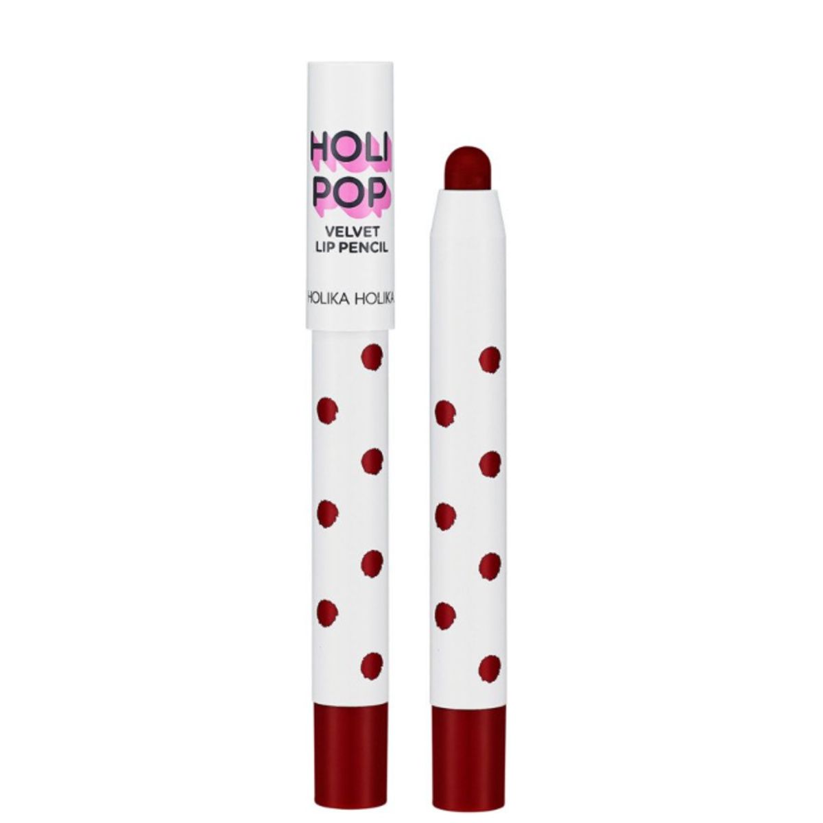 HOLIKA HOLIKA - Holi Pop Lápiz Labial Rojo Burdeo 2ml Holika Holika
