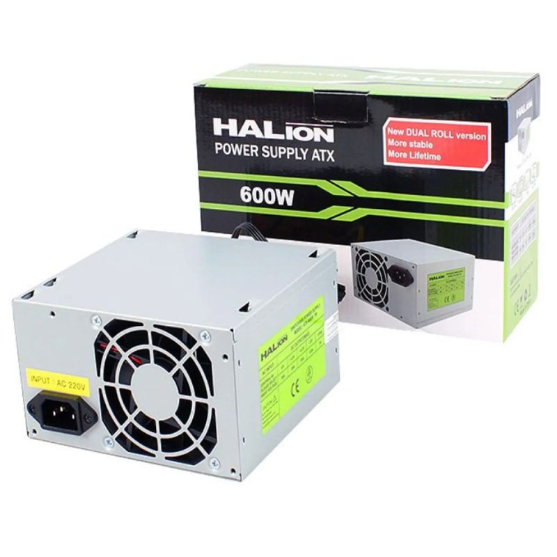 HALION - FUENTE PODER 600W ATX HALION PARA PC