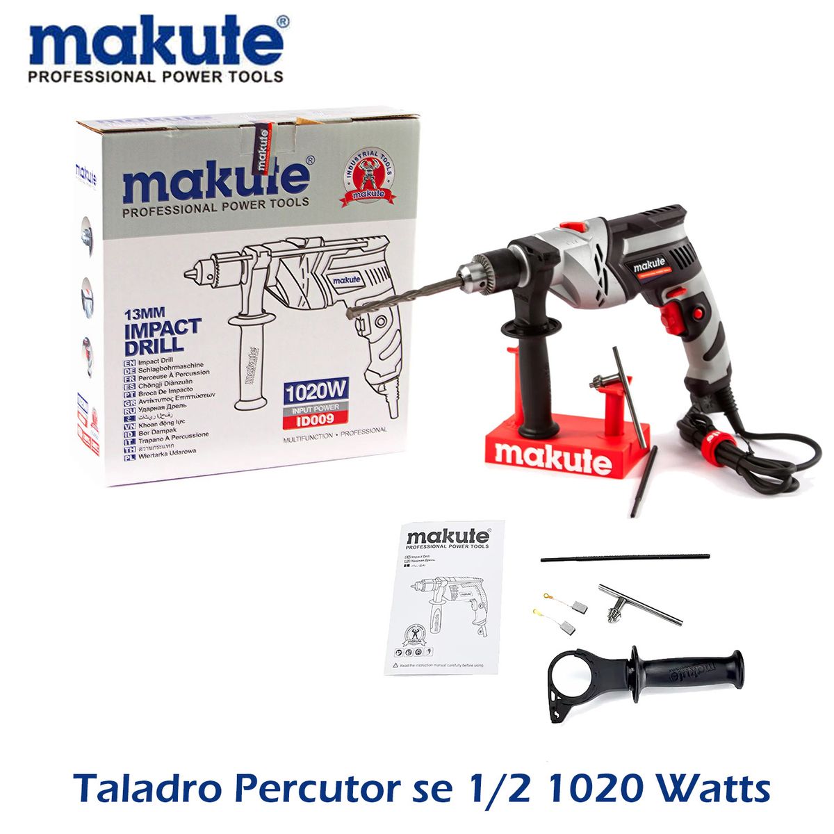 MAKUTE - Taladro Percutor de 1/2 1020 W  MAKUTE