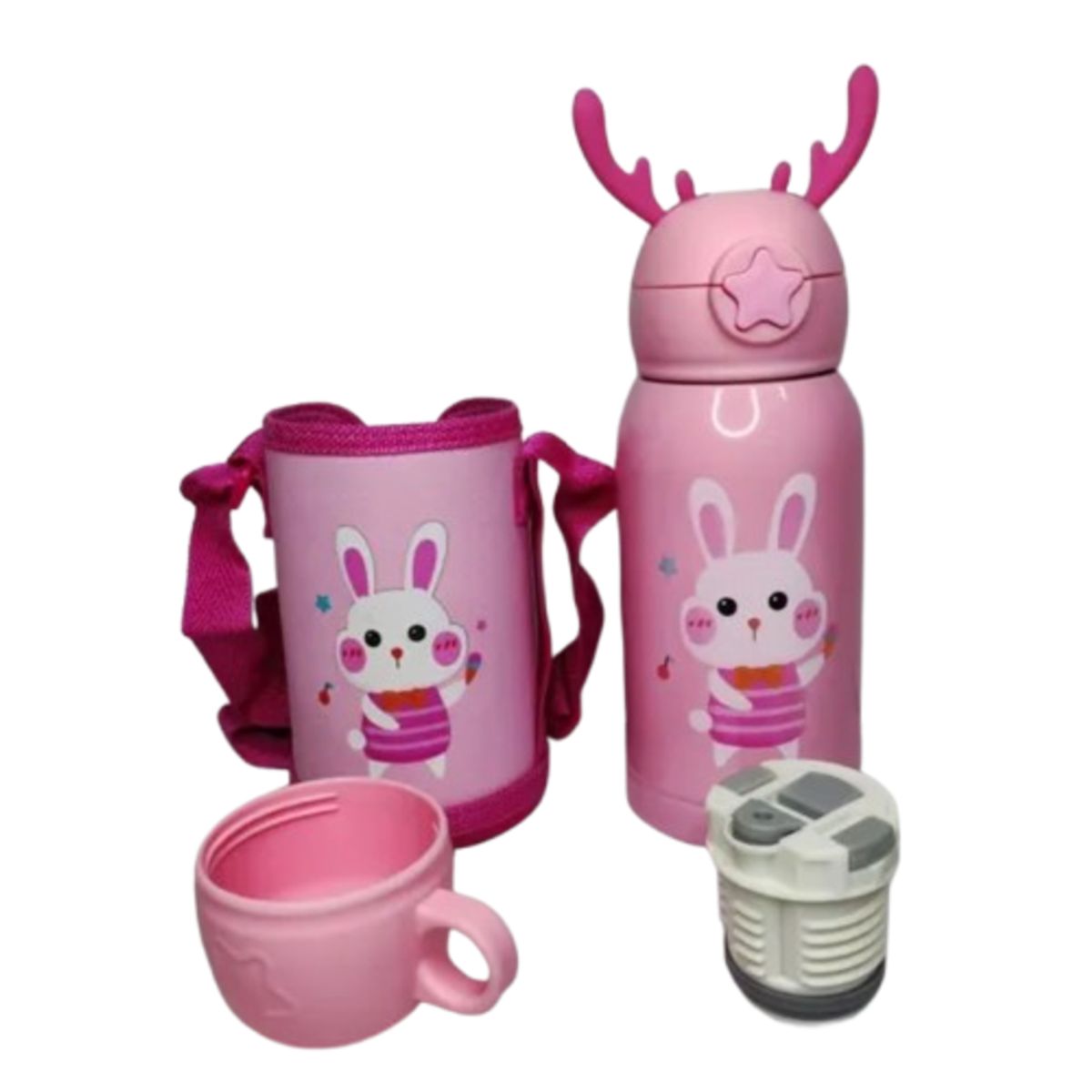 GENERICO - TOMATODO TERMO PORTATIL CON FUNDA 2 EN 1 DE 500ML