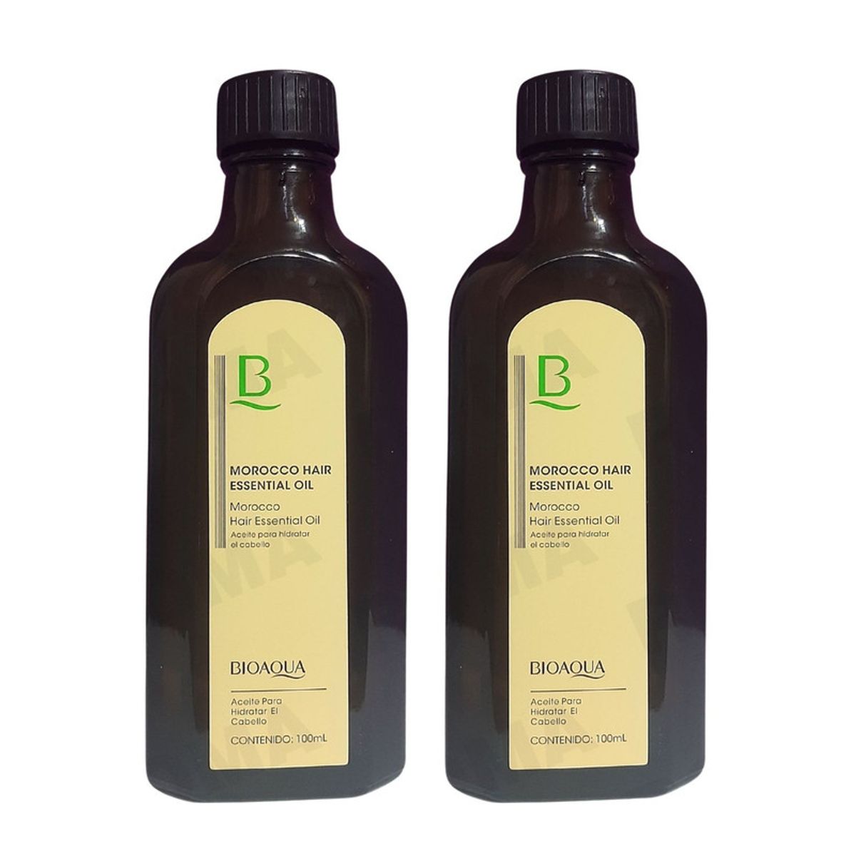 BIOAQUA - PACK 2 ACEITE PARA EL CABELLO DE MOROCCO BIOAQUA 200ML