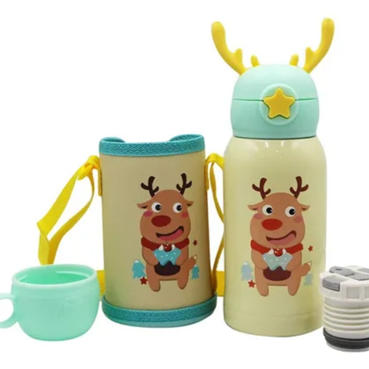 GENERICO - TOMATODO TERMO PORTATIL CON FUNDA 2 EN 1 DE 500ML