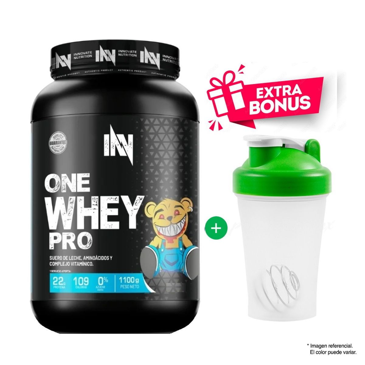 INN INNOVATE NUTRITION - ONE WHEY PRO PROTEÍNA 1.1 KG CHOCOLATE
