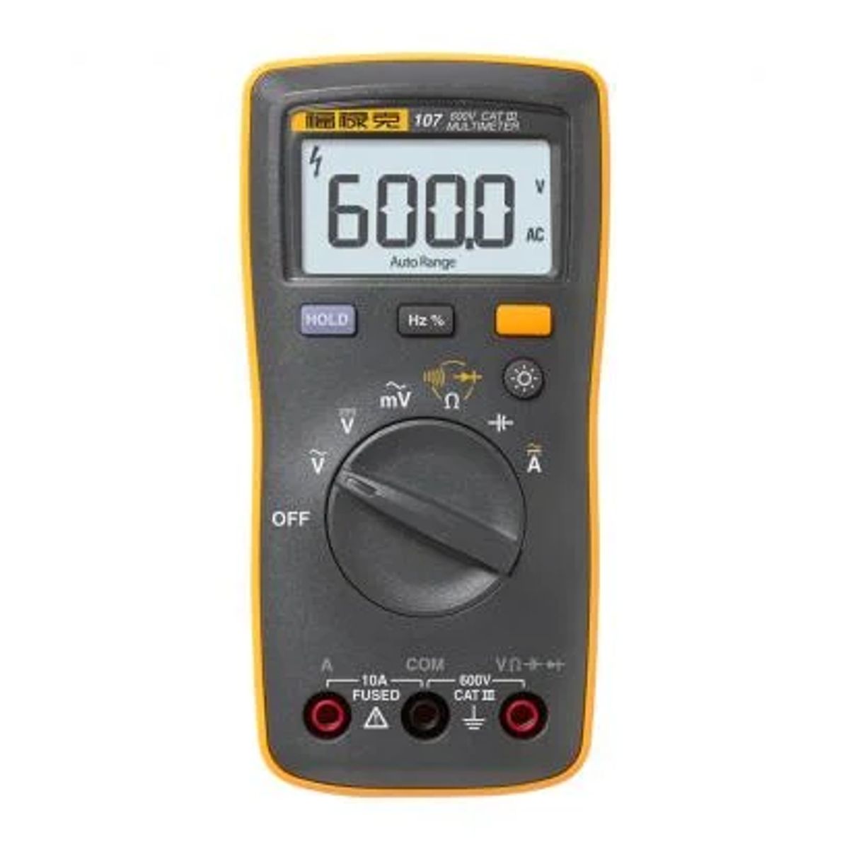 FLUKE - Multímetro  Multitester Digital Fluke 107