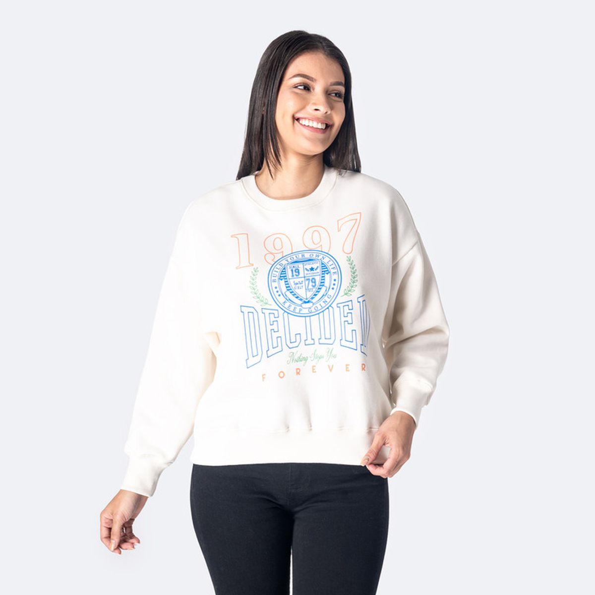 PIONIER - Polera Franela Mujer Over1 Pionier