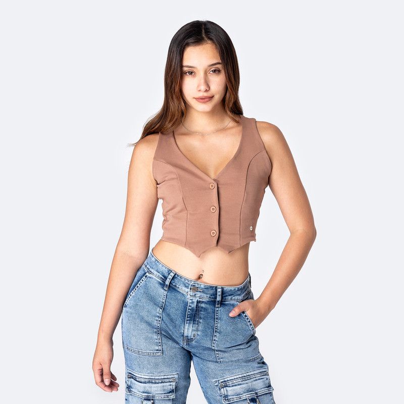 PIONIER - Chaleco French Terry Mujer Sibana-S Pionier