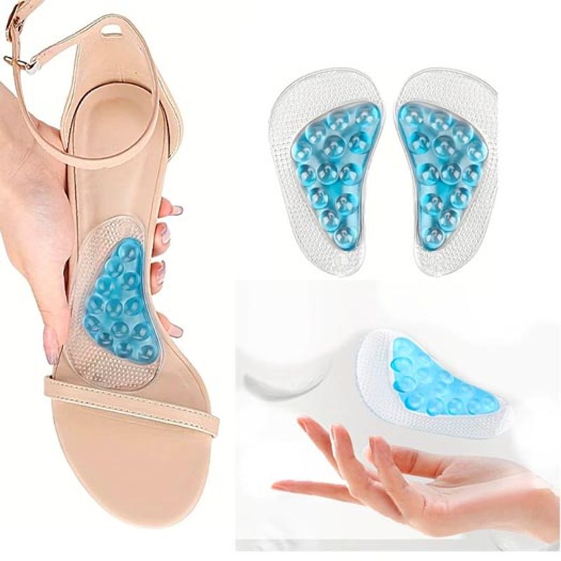 GENERICO - Plantilla almohadilla de gel para arco pie ortopédico