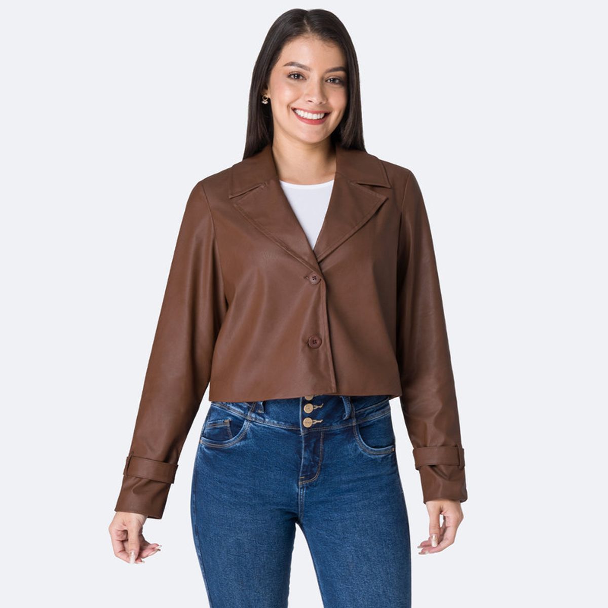 PIONIER - Casaca Cuerina Mujer Kesly Pionier