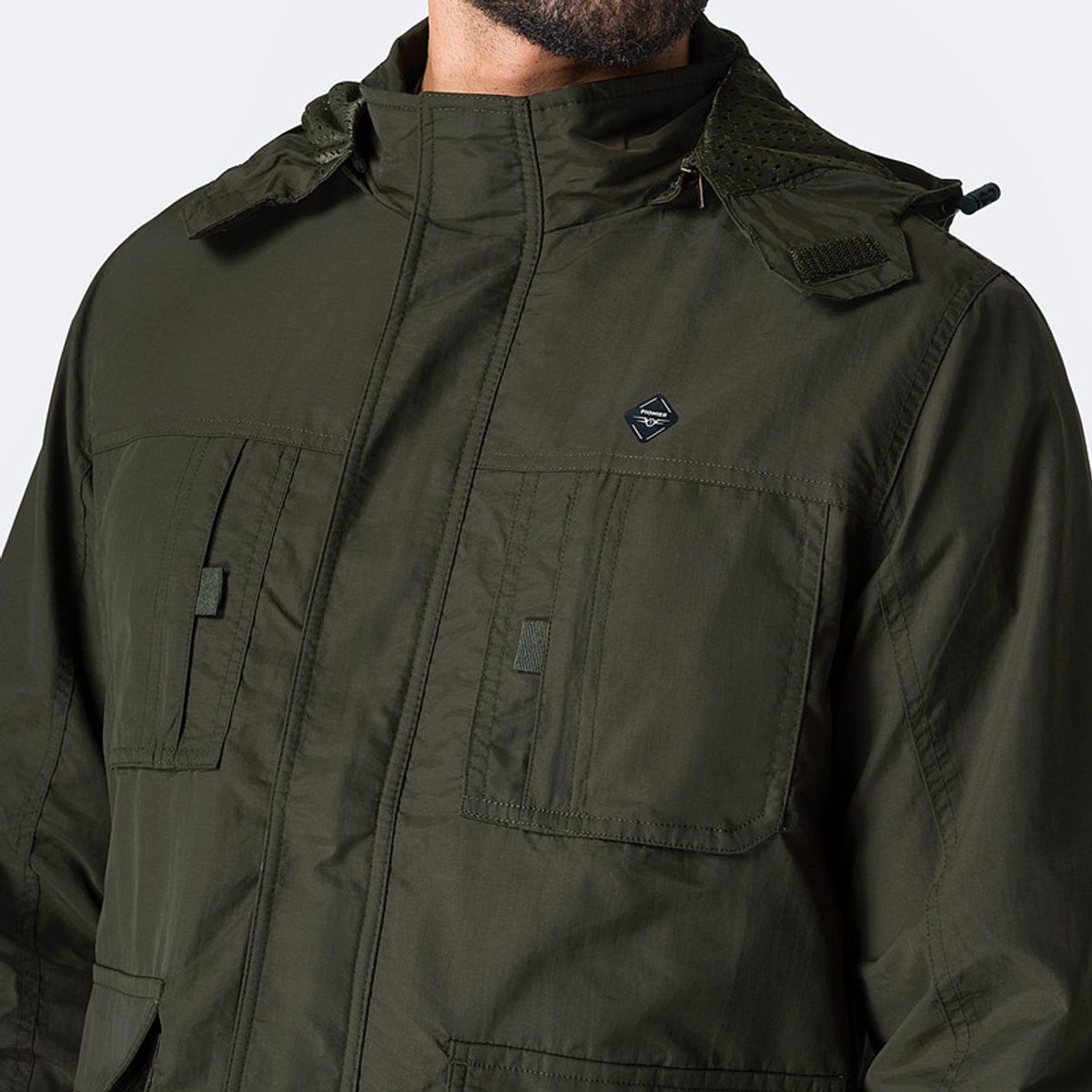 PIONIER - Casaca Cortaviento Drill Hombre Arthit Pionier