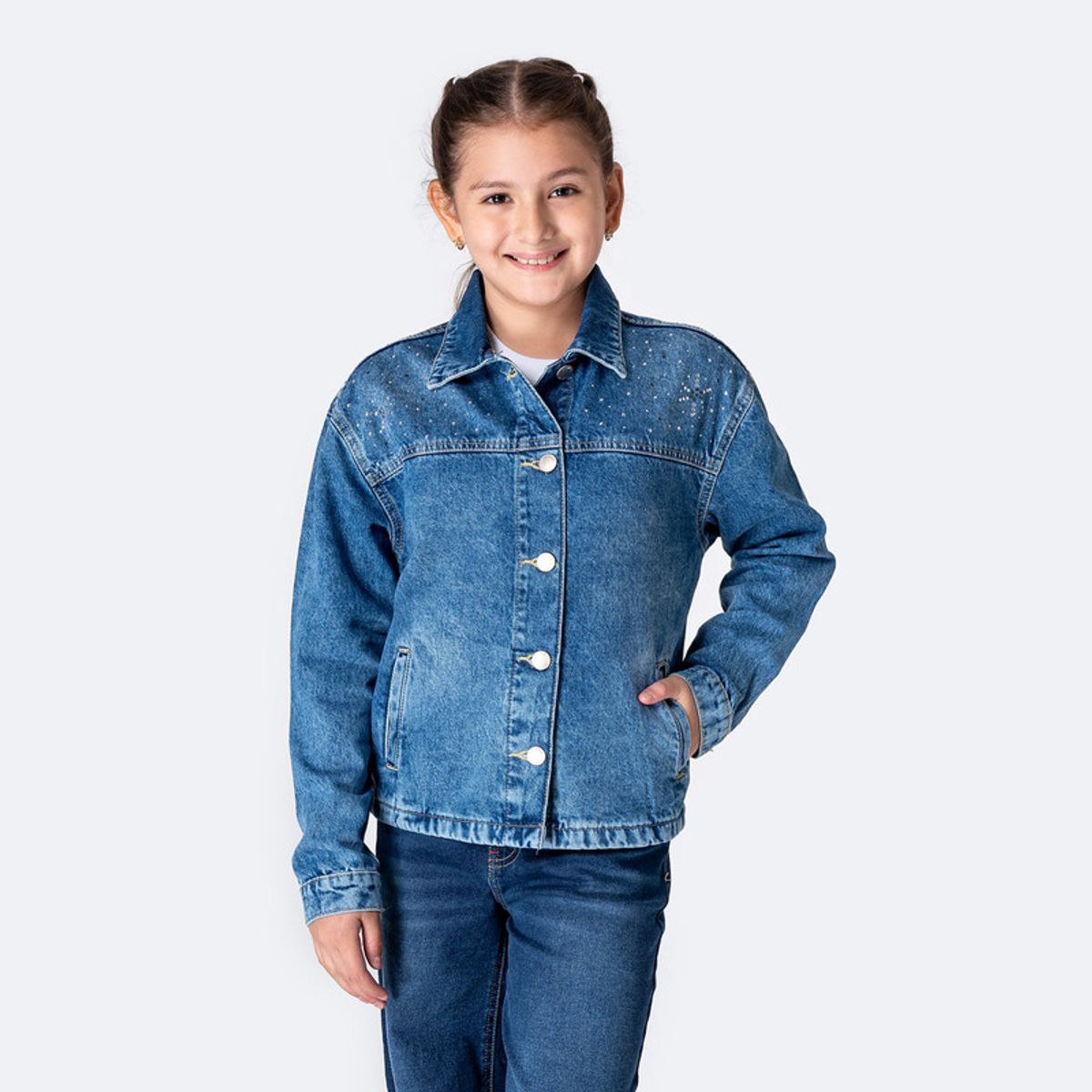 PIONIER - Casaca Denim Niña Lisaa Pionier