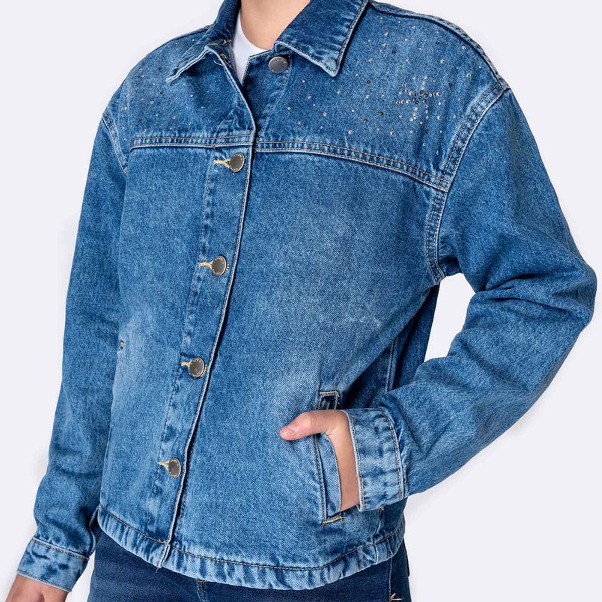 PIONIER - Casaca Denim Niña Lisaa Pionier