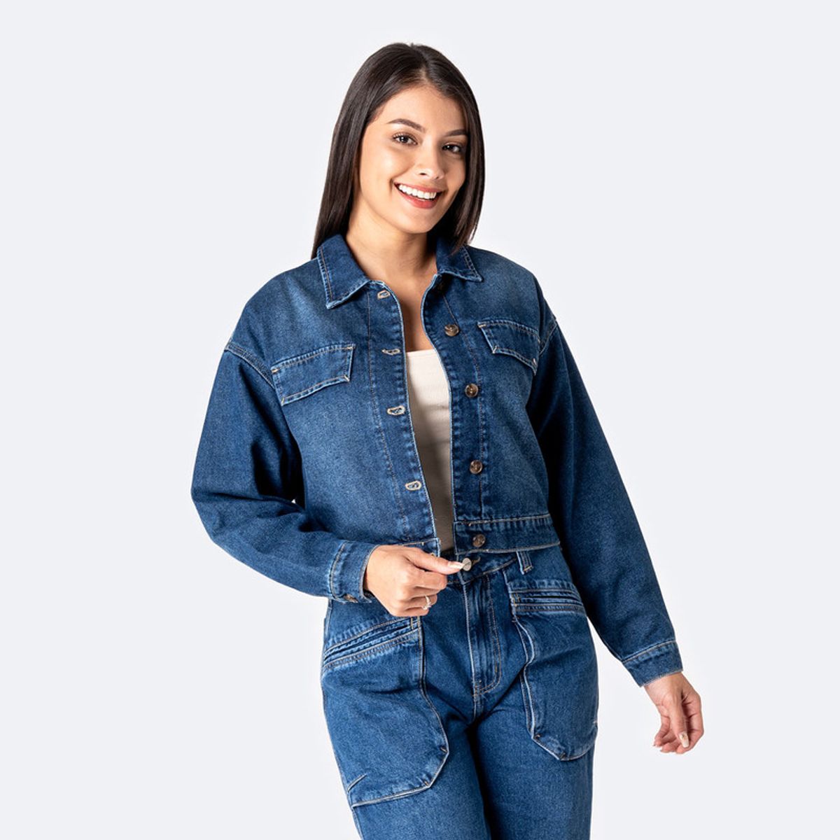PIONIER - Casaca Denim Mujer Mirandah Pionier