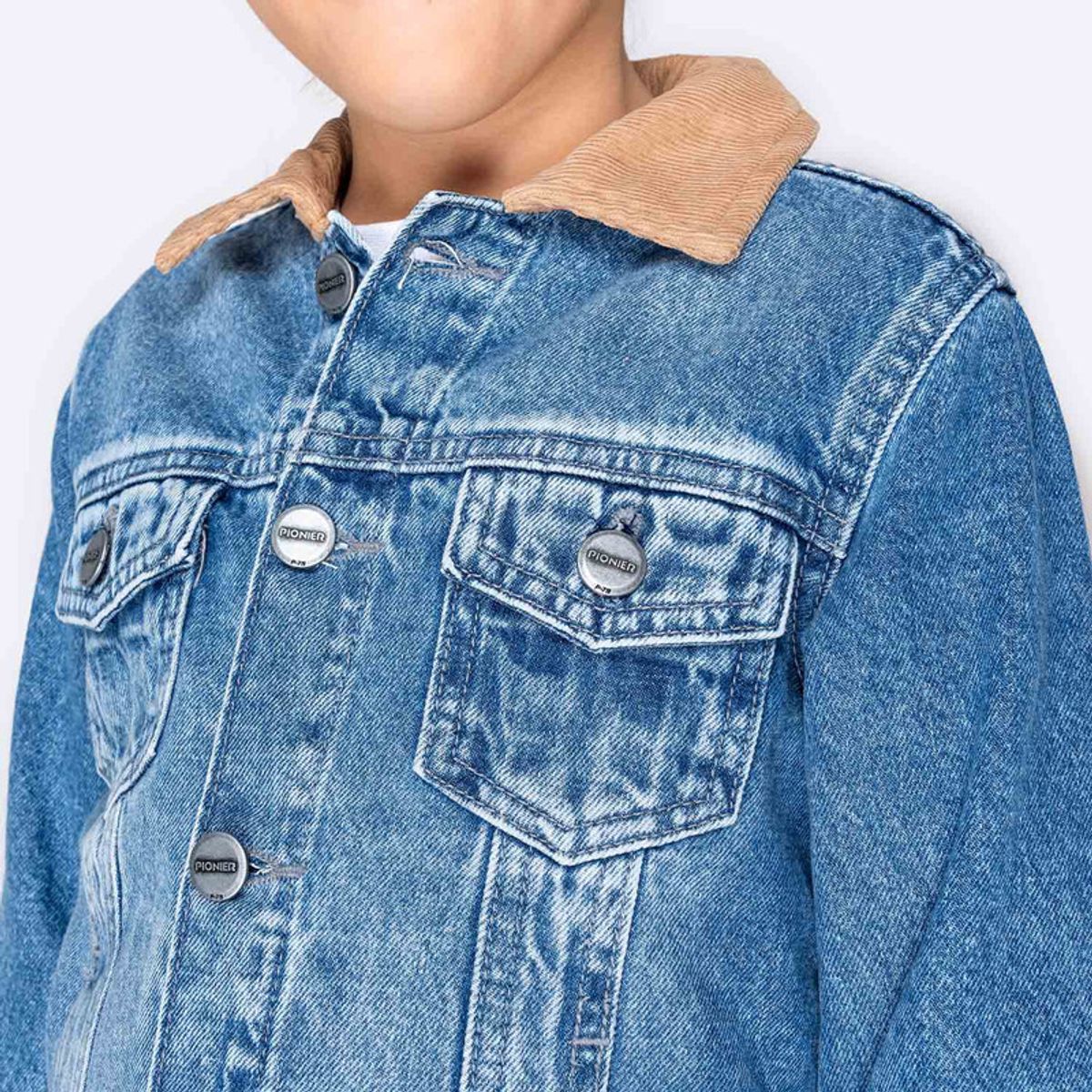 PIONIER - Casaca Denim Niño Selimh Pionier