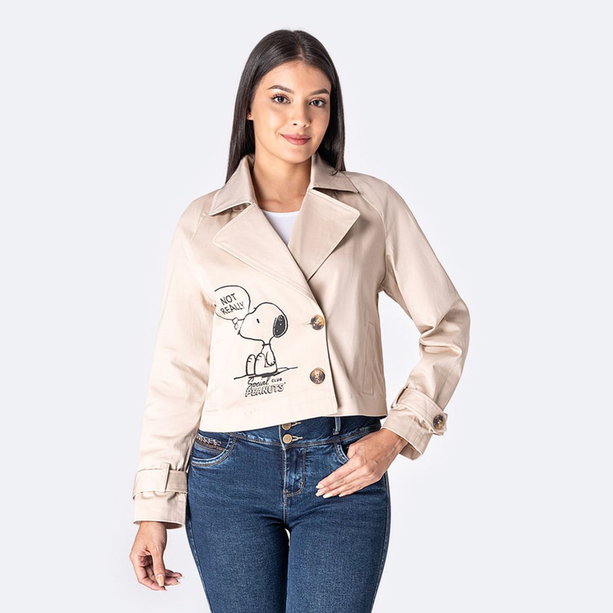 PIONIER - Casaca Saten Mujer Blair-Snoopy Pionier