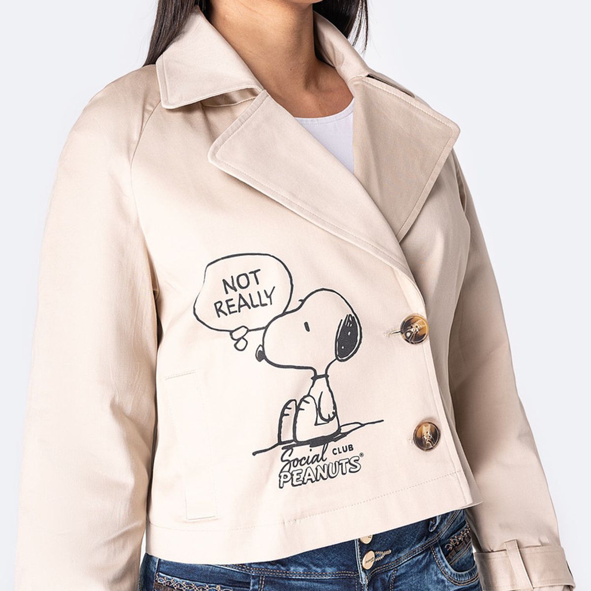 PIONIER - Casaca Saten Mujer Blair-Snoopy Pionier