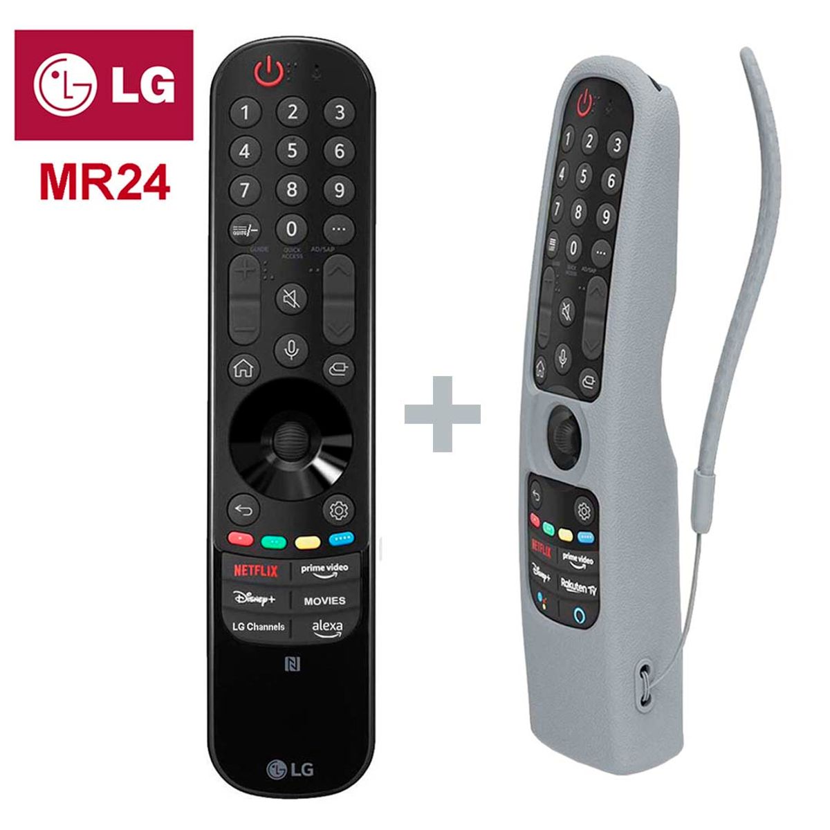 LG - Magic Control LG MR24 + Funda de Silicona Gris