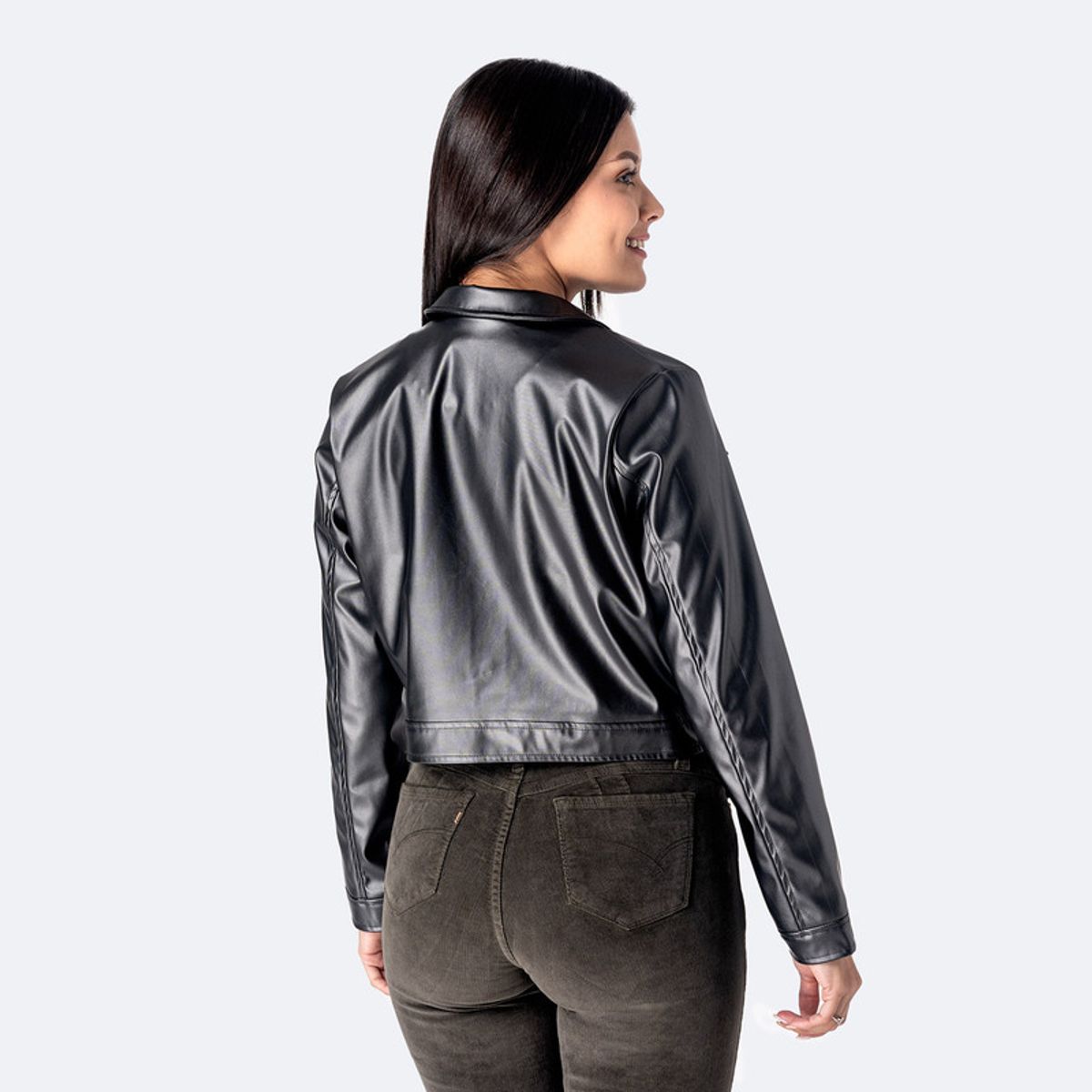 PIONIER - Casaca Cuerina Mujer Kytzyh Pionier