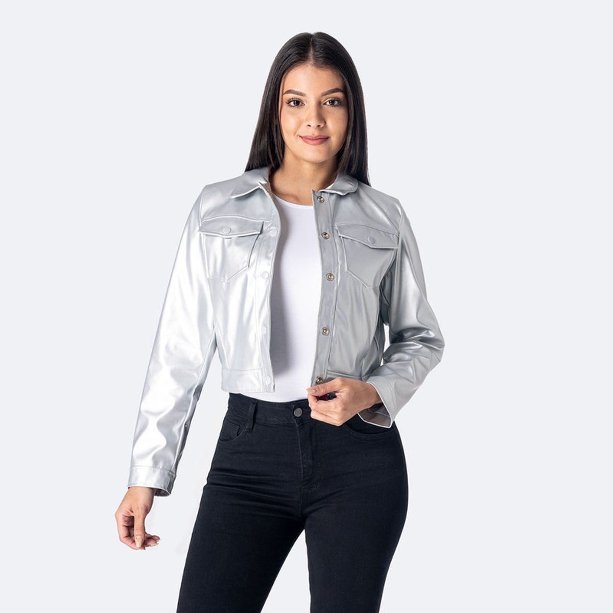 PIONIER - Casaca Cuerina Mujer Kytzyh Pionier