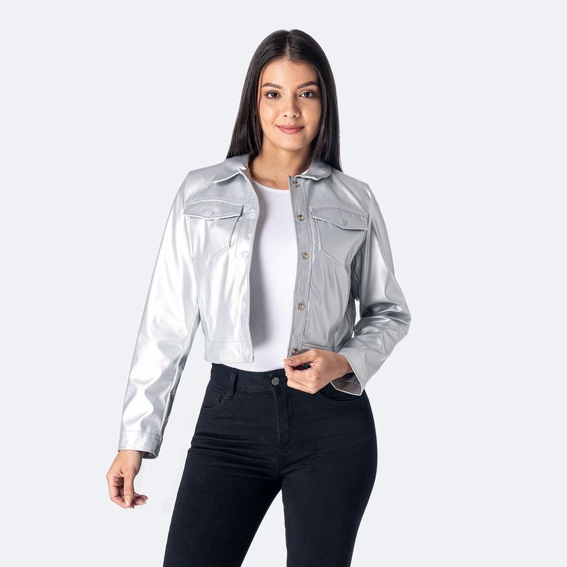 PIONIER - Casaca Cuerina Mujer Kytzyh Pionier